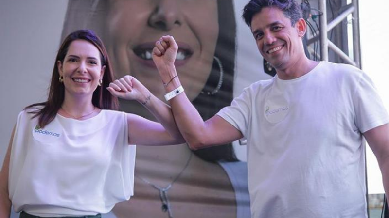 A chapa do Podemos com o Cidadania, tem o produtor cultural Leo Salazar como vice, além de 98 candidaturas à vereança no Recife.