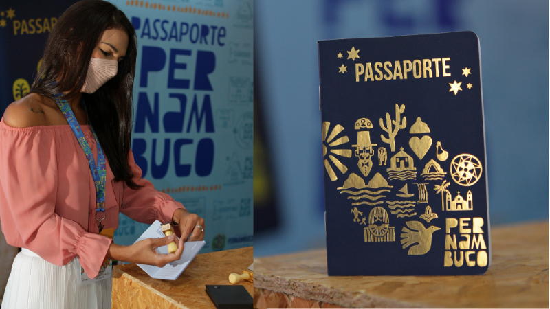 Turistas e recifenses podem preencher o seu Passaporte Pernambuco em atrativos turísticos locais